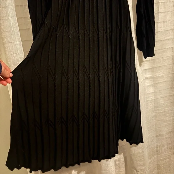 Draper James RSVP Black Knit Sweater Dress - Picture 3 of 6